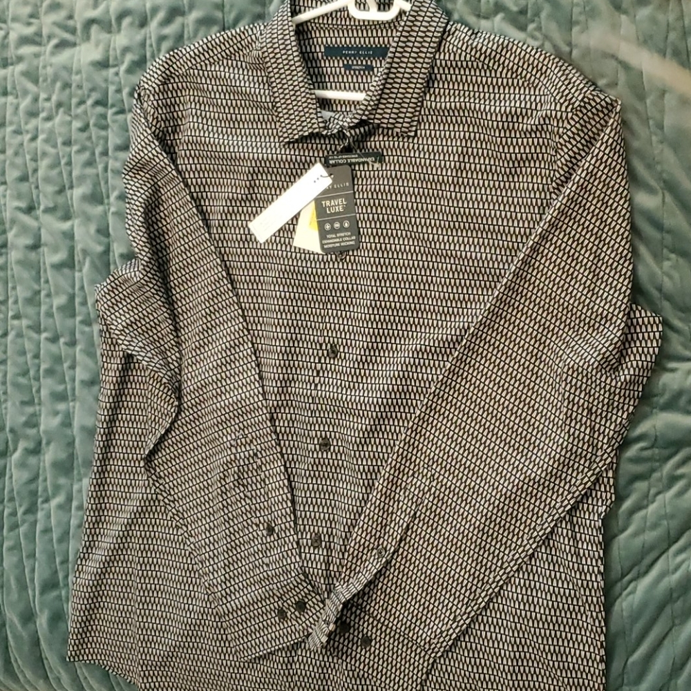 Perry Ellis men's button up dress shirt. XXL